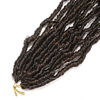 16 Inch Faux Locs Crochet Hair T30 7 Packs Soft Locs Crochet Hair Extensions For Women Daily Use