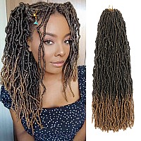 16 Inch Faux Locs Crochet Hair 7 Packs Soft Locs Crochet Hair Extensions For Women Daily Use Ombre Color T27