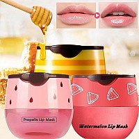 Bee Lip Balm Honey Pothoney Strawberry Apple Lip Masklip Balm Moisturizing Lip Sleep Mask With Stick Hydrating Prevention Dr