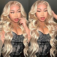 Beauty Forever Preeverything Glueless Frontal Ash Blonde Wig Human Hair 13X4 Body Wave Lace Front Wigs Pre Cut Bye Bye Knots Gl