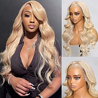 Beauty Forever Preeverything Glueless Frontal Ash Blonde Wig Human Hair 13X4 Body Wave Lace Front Wigs Pre Cut Bye Bye Knots Gl