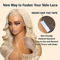 Beauty Forever Preeverything Glueless Frontal Ash Blonde Wig Human Hair 13X4 Body Wave Lace Front Wigs Pre Cut Bye Bye Knots Gl