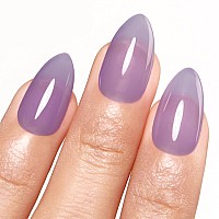 Imtiti Jelly Gel Polish 15Ml Sheer Purple Jelly Gel Nail Polish Translucent Spring Summer Nail Gel Polish Led Uv Gel Nail Polis