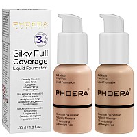 Phoera Foundation Phoera Matte Liquid Foundationphoera Makeup For Women Phoera Foundation Full Coverage Concealer 30Ml 24Hr