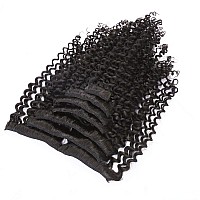 Loxxy Kinky Curly Clip In Human Hair Extensions 3B 3C Kinky Clip Ins For Black Women Nutural Color 8A Double Wefts Real Remy Bal