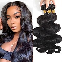 Human Hair Bundles Body Wave 3 Bundles Human Hair 10 12 12 Inch 100 Unprocessed Brazilia Virgin Body Wave Bundles Deals Human H