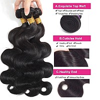 Human Hair Bundles Body Wave 3 Bundles Human Hair 10 12 12 Inch 100 Unprocessed Brazilia Virgin Body Wave Bundles Deals Human H