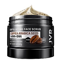 Face Scrub For Men Facial Scrub For Deep Exfoliating Cleansing Removing Blackheads Ingrown Hairs Preshave Soften Organic