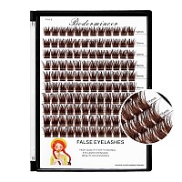 Bodermincer 120 Cluster 121416Mm161820Mm Mixed Length Lash Cluster Eyelash Extension Natural 3D Effect Glue Bonded Cluster