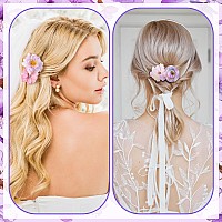 Bbto 21 Pieces Flower Hair Clip Rose Hair Clips Hair Barrettes For Women Flower Hair Accessories Boho Bride Claw Clip Hairpin Br