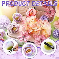 Bbto 21 Pieces Flower Hair Clip Rose Hair Clips Hair Barrettes For Women Flower Hair Accessories Boho Bride Claw Clip Hairpin Br