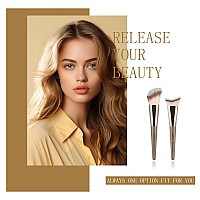 Anmor Contour Brush Set Premium Contour Blush Bronzer Face Makeup Brush Perfect For Cheek Jaw Nose Blending Contouring Polishi