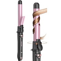 Wavytalk 1 Inch Rotating Curling Iron Get Effortless Waves With Self Rotating Barrel Up To 430F With Home Button Dual Voltage