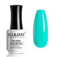 Rarjsm Turquoise Blue Gel Nail Polish Turquoise Gel Nail Polish 1Pcs 15Ml Long Lasting Gel Nail Polish Soak Off U V Curing Requi