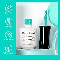 Rarjsm Turquoise Blue Gel Nail Polish Turquoise Gel Nail Polish 1Pcs 15Ml Long Lasting Gel Nail Polish Soak Off U V Curing Requi