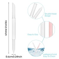 Sibba Glass Cuticle Pusher Cuticle Remover Tool Double Sided Cuticle Trimmer Manicure Stick Professional Precision Filing Abrasi