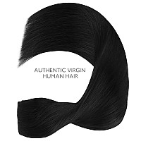 Wennalife Wire Hair Extensions Increase 50 Lifespan Real Human Hair 22 Inch 150G Jet Black Remy Real Hair Extensions Invisibl