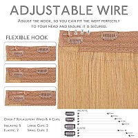 Wennalife Wire Hair Extensions Increase 50 Lifespan Real Human Hair 22 Inch 120G Chocolate Brown Remy Real Hair Extensions In