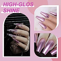 Major Dijit Quick Dry Nail Polish Purple Silver Summer Nail Lacquer For Nail Art Regular Nail Polish 041 Fl Oz