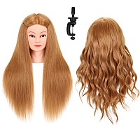 Mannequin Head With Human Hair 80 Real Hair 2628 Cosmetology Mannequin Head For Styling Practice On Braiding Manikin Head Wi