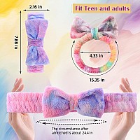 Wsyub Makeup Headband Spa Headband Headbands For Washing Face Stuffers For Teens Women Bow Headbands For Girls Gifts Skinca