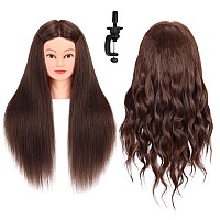 Mannequin Head With Hair 80 Real Human Hair 2628 Cosmetology Mannequin Head For Styling Practice On Braiding Manikin Head Wi