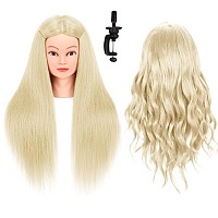 Mannequin Head With Hair 80 Real Human Hair 2628 Cosmetology Mannequin Head For Styling Practice On Braiding Manikin Head Wi