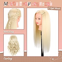 Mannequin Head With Hair 80 Real Human Hair 2628 Cosmetology Mannequin Head For Styling Practice On Braiding Manikin Head Wi