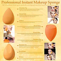 14 Pcs Makeup Sponge Set Beauty Sponges Blender With 4 Pcs Powder Puff And 4 Pcs Mini Make Up Sponges Birthday Gift Mothers Day