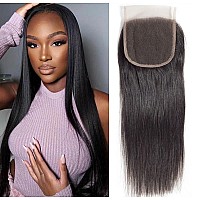 Lace Closure 4X4 Hd Lace Closure Straight Lace Closure Human Hair 16 Inch Brazilian Virgin Hair Lace Closure Free Part 100 Huma