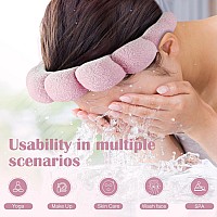 Ztomine Spa Headbands Set Of 2 Terry Cloth Headband Face Wash Headband Combo Pack Puffy Makeup Headbands For Face Washing M