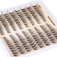 Cat Eye Lash Extension Kit Natural Diy Eyelash Extension Kit Wispy Lash Clusters Kit Individual Lashes With Lash Bond And Seal A