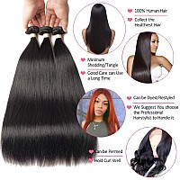 Luxediva 20 22 24 Inch 3 Bundles Hair Extensions Straight Weave Brazilian Hair Bundles 100 Unprocessed Virgin Brazilian Human