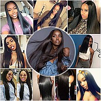 Luxediva 20 22 24 Inch 3 Bundles Hair Extensions Straight Weave Brazilian Hair Bundles 100 Unprocessed Virgin Brazilian Human