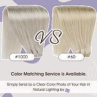 Full Shine Weft Hair Extensions Human Hair Sew In Extensions Color White Blonde Straight Human Hair Bundles Weft Extensions Real