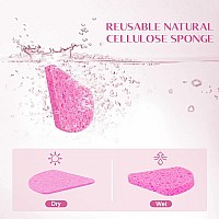 Unimade 300Count Compressed Facial Sponges Face Sponges For Cleansing 100 Natural Cellulose Cosmetic Spa Sponges For Facial