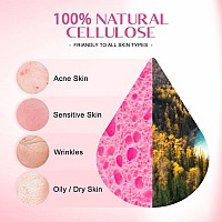 Unimade 300Count Compressed Facial Sponges Face Sponges For Cleansing 100 Natural Cellulose Cosmetic Spa Sponges For Facial