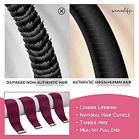 Wennalife Tape In Hair Extensions Human Hair Light Burgundy Tape In Extensions 10Pcs 25G 18 Inch Remy Invisible Tape Ins Straig