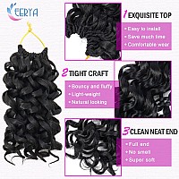 7 Packs Gogo Curl Crochet Hair 6 Inch Short Curly Crochet Hair For Women Water Wave Beach Curl Deep Twist Crochet Braids Synthet