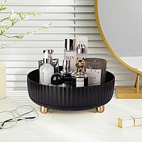 Anyoifax Makeup Perfume Organizer Tray 360 Degree Rotating Lazy Susan Skincare Lotion Organizer Spinning Cosmetics Storage For D