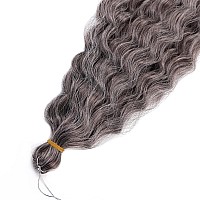 Maysa Ocean Wave Crochet Hair 30Inch 6Packs Curly Braiding Crochet Hair Extensions Soft Synthetic Ombre Crochet Hair Extension