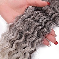 Maysa Ocean Wave Crochet Hair 30Inch 6Packs Curly Braiding Crochet Hair Extensions Soft Synthetic Ombre Crochet Hair Extension