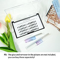 Lankiz Manga Lash Clusters 96Pcs Cluster Lashes With Bottom Lashes Individual Lash Extensions Anime Lashes For Diy Eyelash Ext