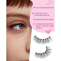 Wispy Strip Lashes Natural Look C Curl Volume False Eyelashes Short Mink Lashes 3D Classic Fake Lashes Small Fairy Eye Lashes Pa