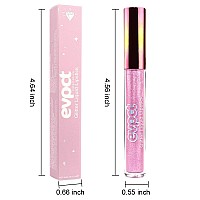 Evpct 1Pcs Pink Matte To Glitter Liquid Lipstick Lip Set Kit Long Lasting Matte Diamond Glitter Lipstick Waterproof Colorful S