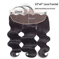 13X4 Lace Frontal Body Wave Human Hairskinlike Real Hd Lace Frontalear To Ear Transparent Lace Frontal Unprocessed Brazilian V