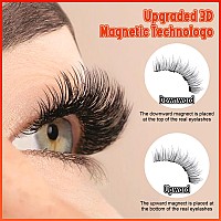 Wiwoseo Magnetic Eyelashes Magnetic Lashes Natural Look Magnetic Eyelashes Without Eyeliner Natural Magnetic Eyelashes Wispy Mag