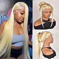 Alididi 613 Lace Front Wig Human Hair 613 360 Lace Front Wigs Human Hair 200 Density Blonde Wig Human Hair Full Straight Human