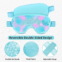 Conbella Cooling Eye Mask Gel Eye Mask Reusable Hot Cold Therapy Cold Eye Mask For Post Surgery Puffiness Dark Circles Eye B