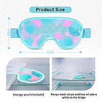 Conbella Cooling Eye Mask Gel Eye Mask Reusable Hot Cold Therapy Cold Eye Mask For Post Surgery Puffiness Dark Circles Eye B